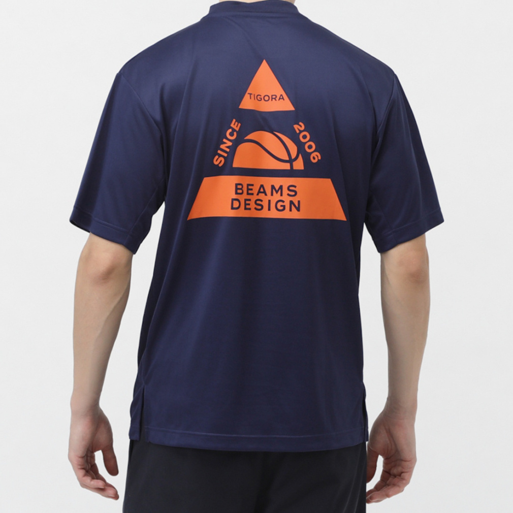 ティゴラバイビームスデザイン メンズ レディス バスケットボール 半袖