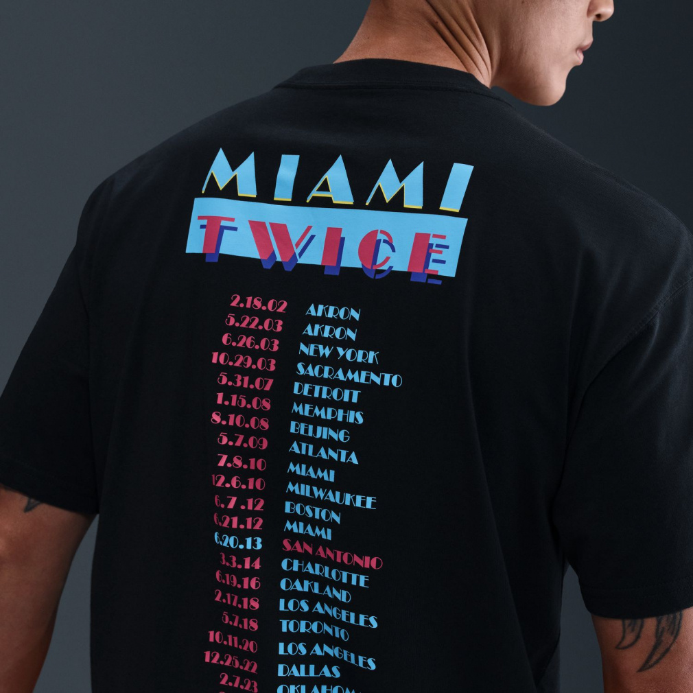 ナイキ メンズ レディス バスケットボール 半袖Tシャツ レブロン Miami