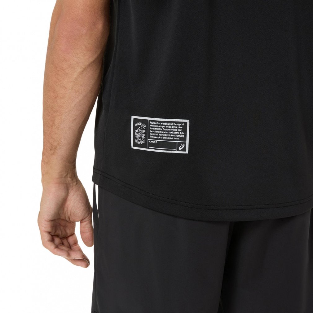 アシックス メンズ レディス バスケットボール ノースリーブシャツ