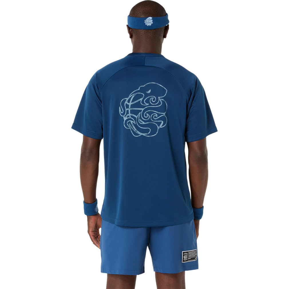 アシックス メンズ レディス バスケットボール 半袖Tシャツ KRAKENS