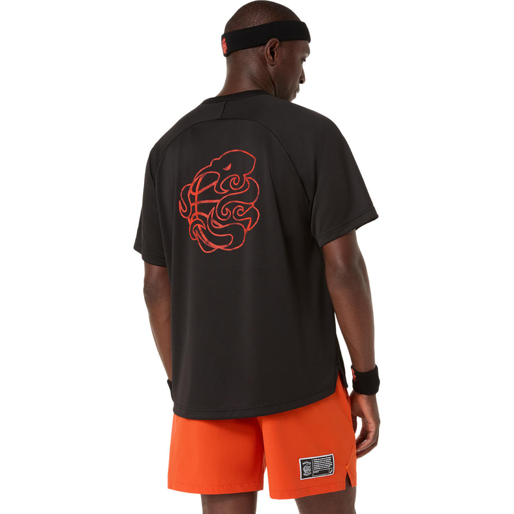 アシックス メンズ レディス バスケットボール 半袖Tシャツ KRAKENS