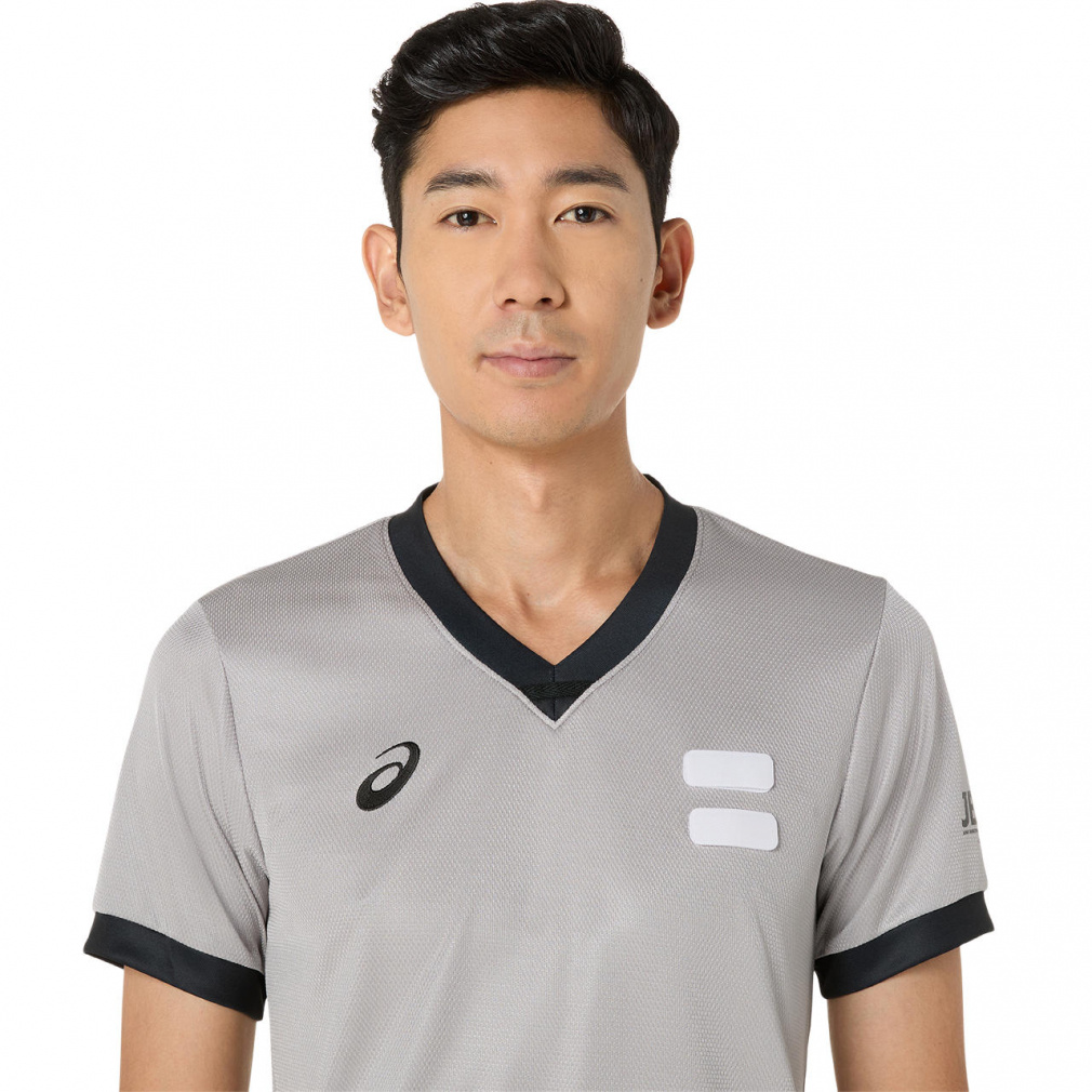 アシックス メンズ レディス バスケットボール 半袖Tシャツ レフリー
