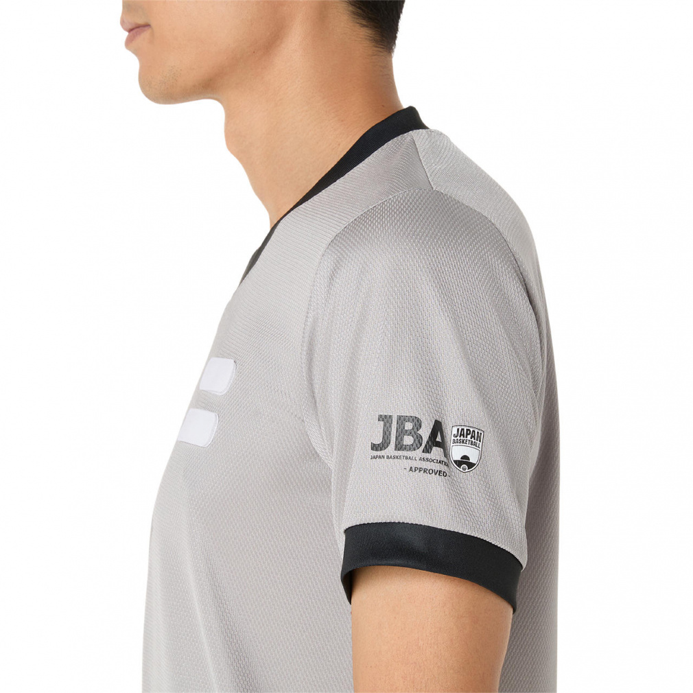 アシックス メンズ レディス バスケットボール 半袖Tシャツ レフリー