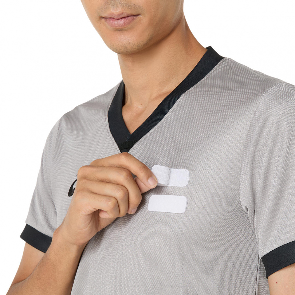 アシックス メンズ レディス バスケットボール 半袖Tシャツ レフリー