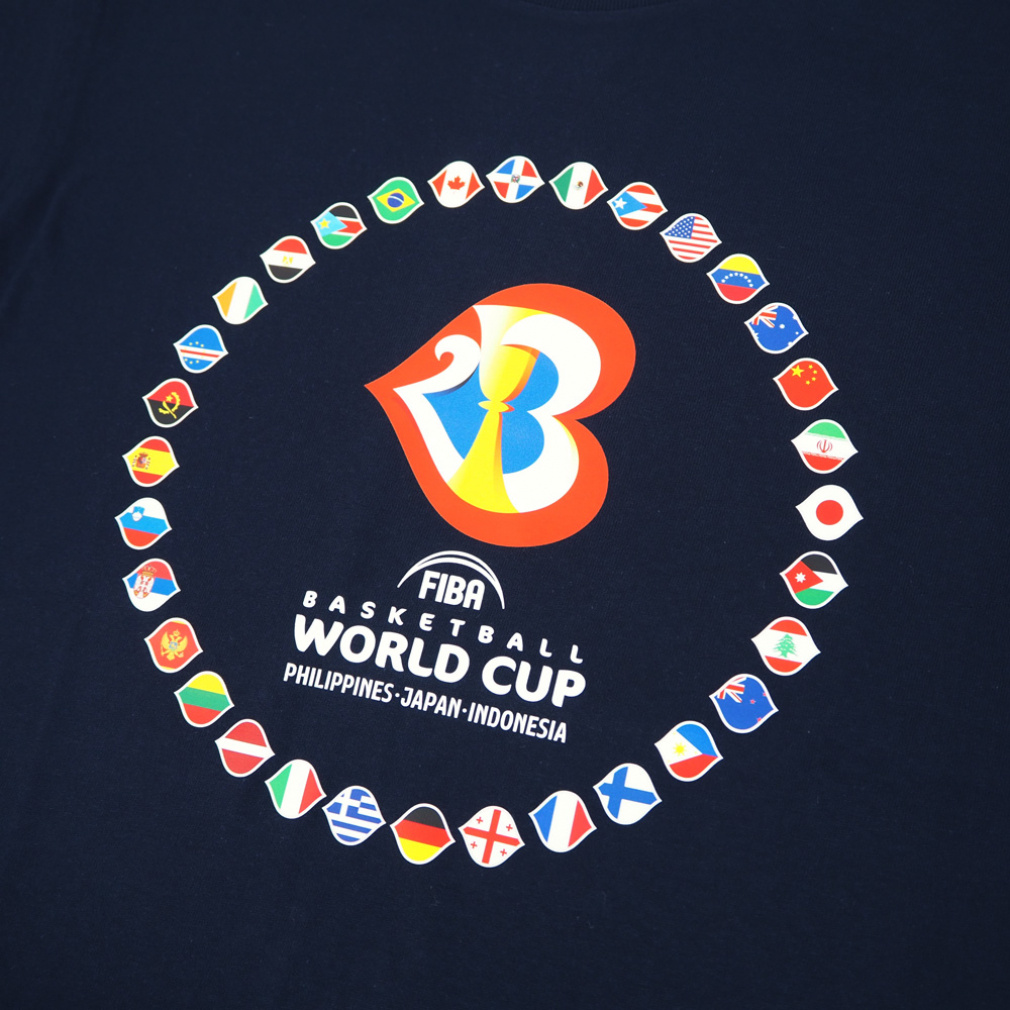 バスケットボール 半袖Tシャツ メンズ レディス FIBAバスケットボール