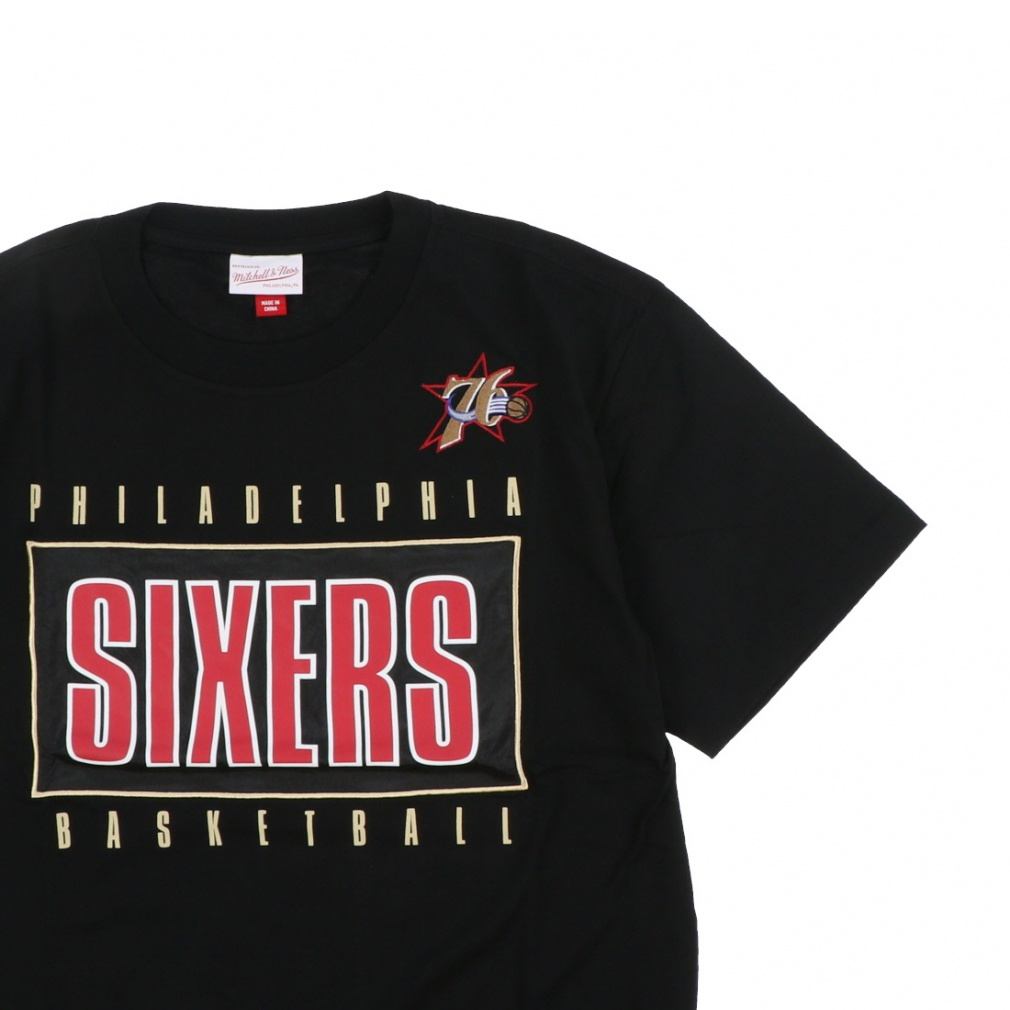 ケ*ン様 希少 NBA 76ers シューティングシャツ 52 ミッチェル ＆ 27194-27195-27196-27197-