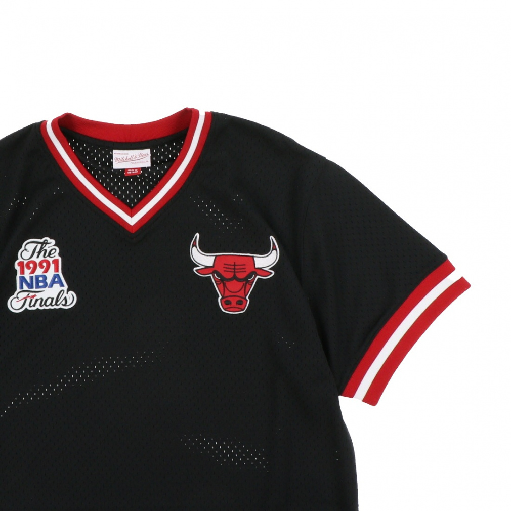NBA FASHION MESH V-NECK VINTAGE LOGO シカゴ・ブルズ｜Alpen