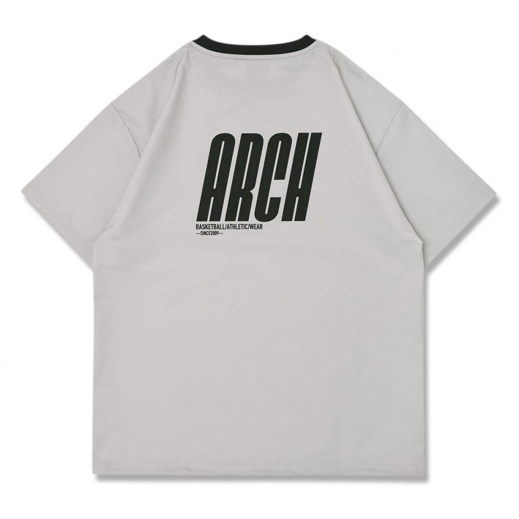 アーチ メンズ レディス バスケットボール 半袖Tシャツ tilt logo wind