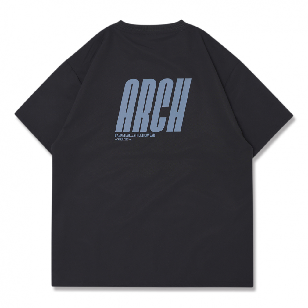 アーチ メンズ レディス バスケットボール 半袖Tシャツ tilt logo wind