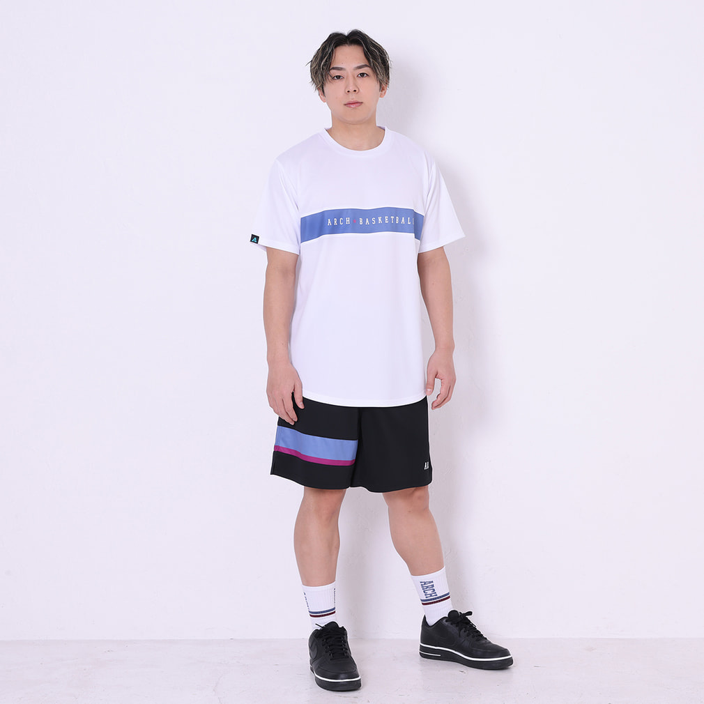 beaver　Arch バスパン2枚　ティシャツ2枚　セット アーチ メンズ レディス バスケットボールウェア 半袖Tシャツ Arch bi