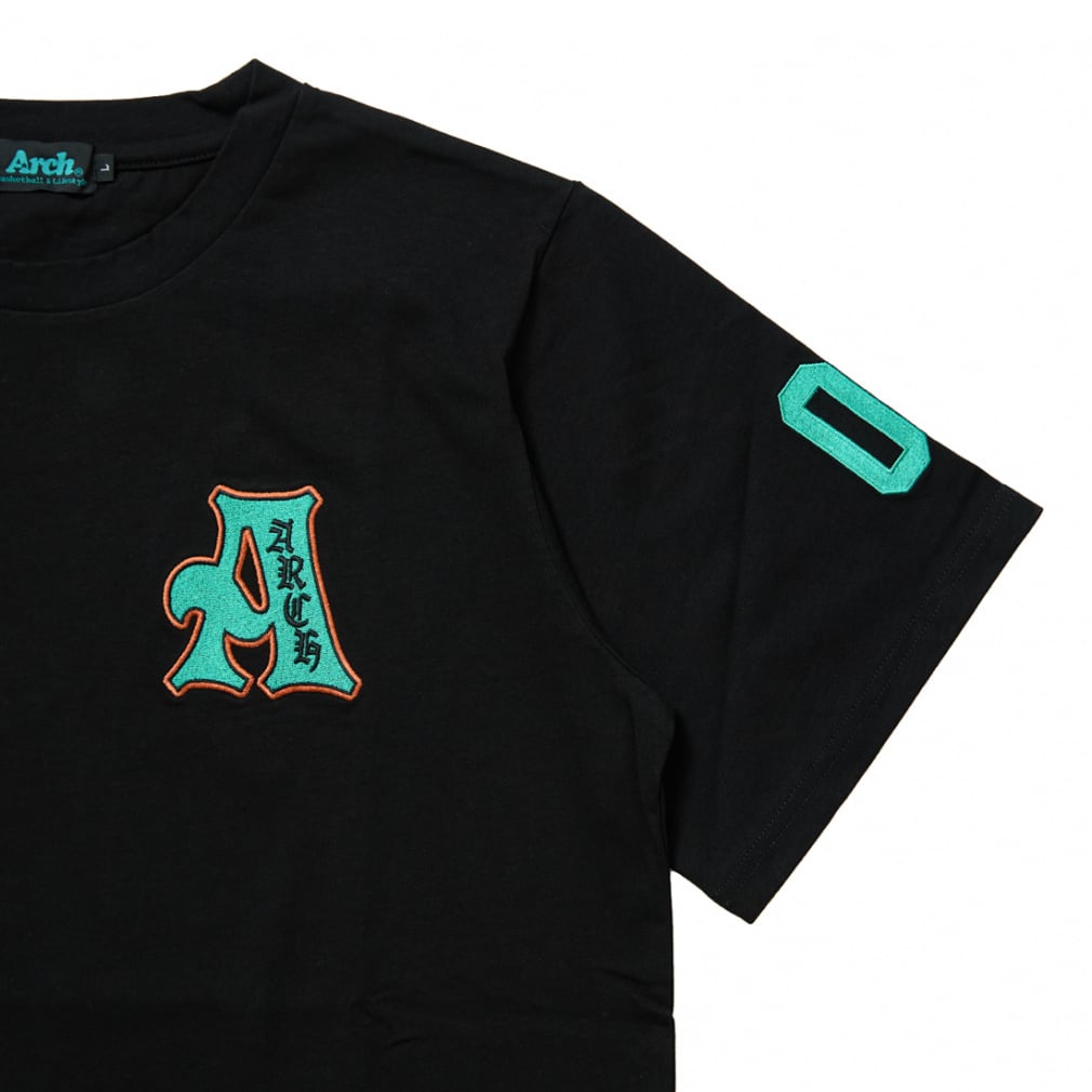 アーチ メンズ レディス バスケットボール 半袖Tシャツ vintage A