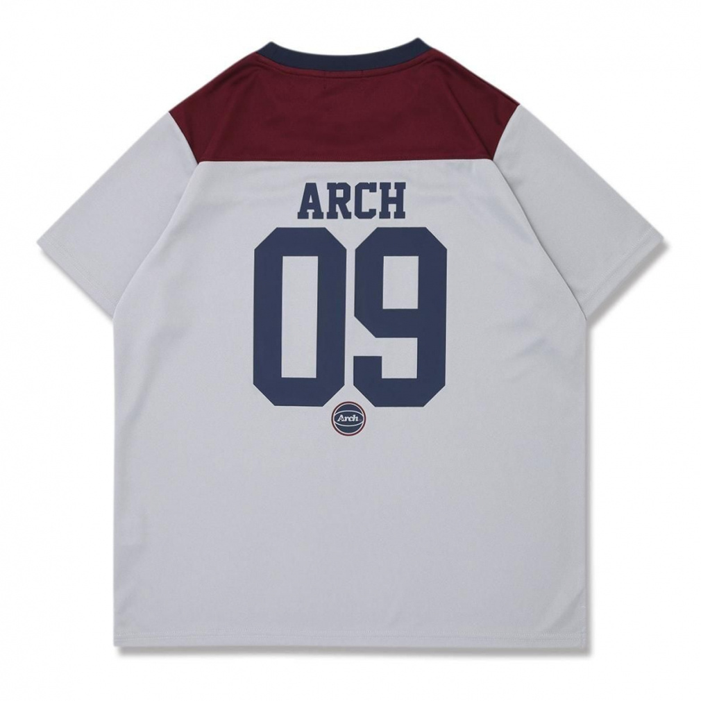 アーチ メンズ レディス バスケットボール 半袖Tシャツ football tee