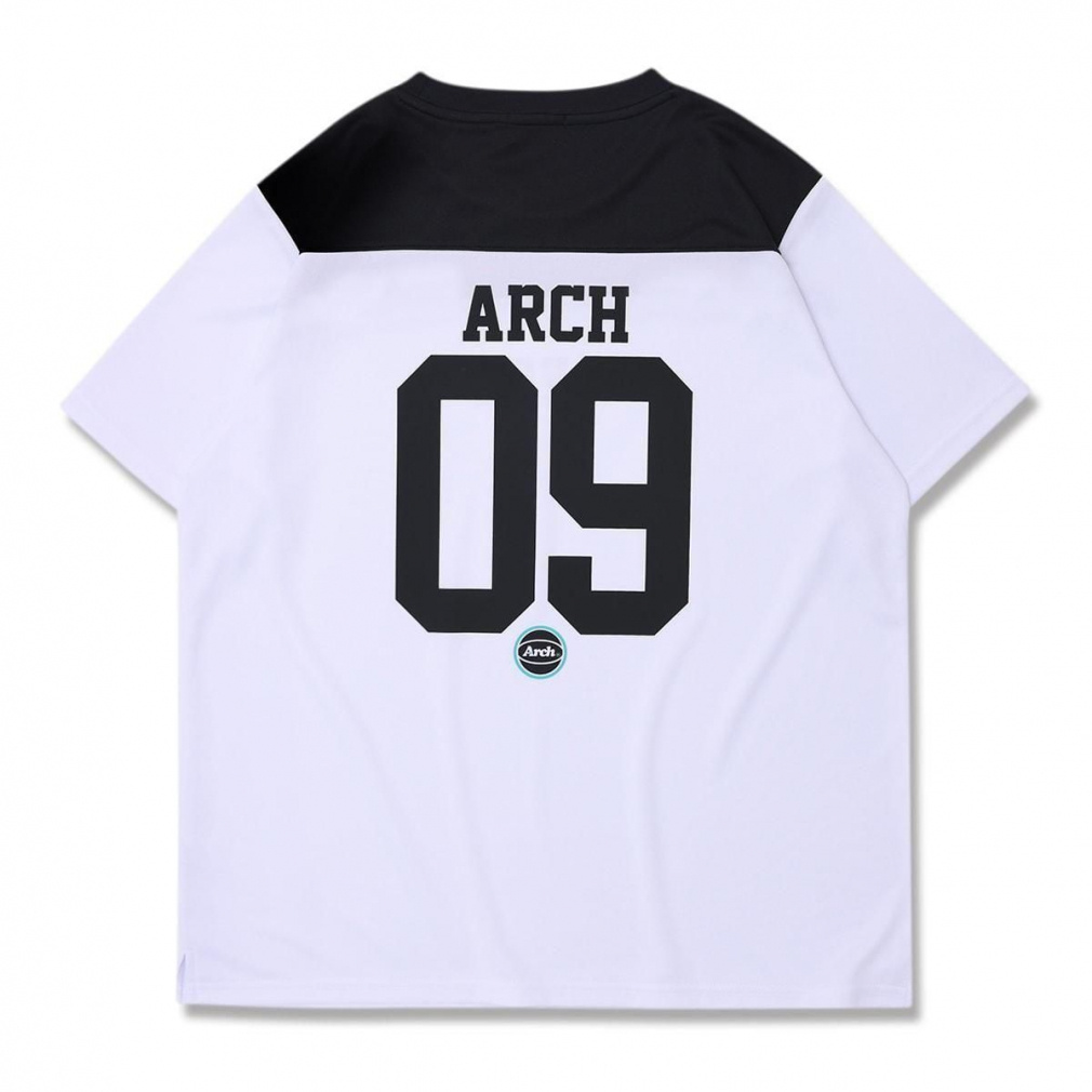 アーチ メンズ レディス バスケットボール 半袖Tシャツ football tee