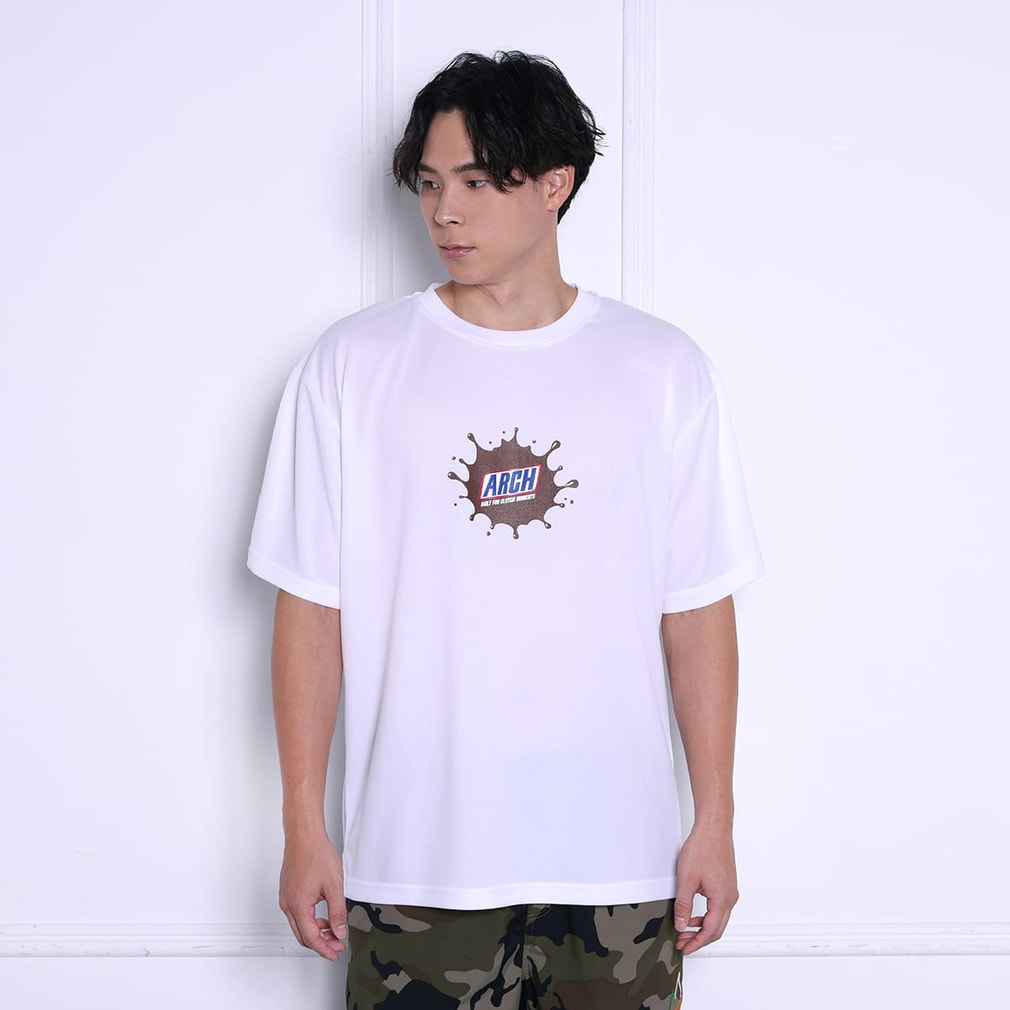 アーチ メンズ レディス バスケットボール 半袖Tシャツ charge up tee
