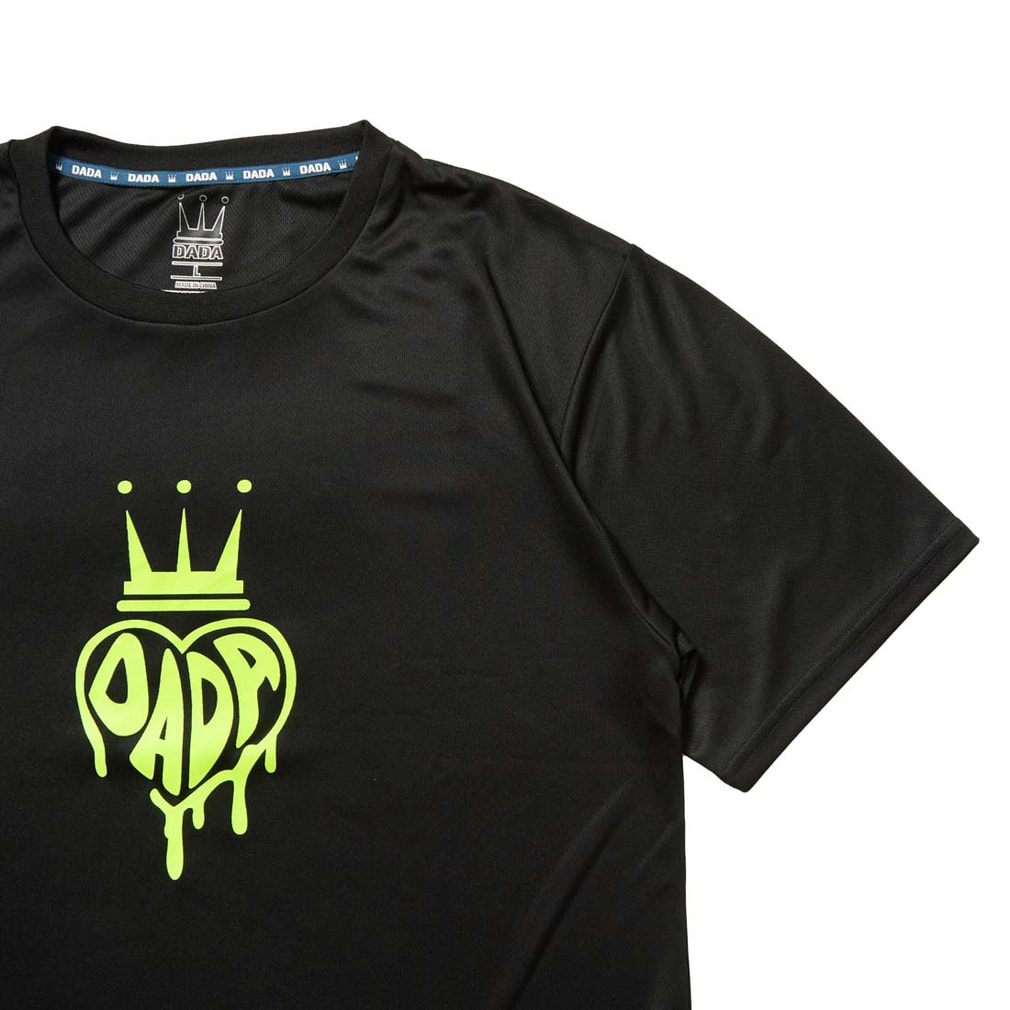 ダダ メンズ レディス バスケットボール 半袖Tシャツ HEART PAINT LOGO