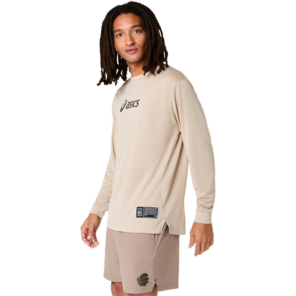 アシックス メンズ レディス バスケットボール 長袖Tシャツ MIDTOWN