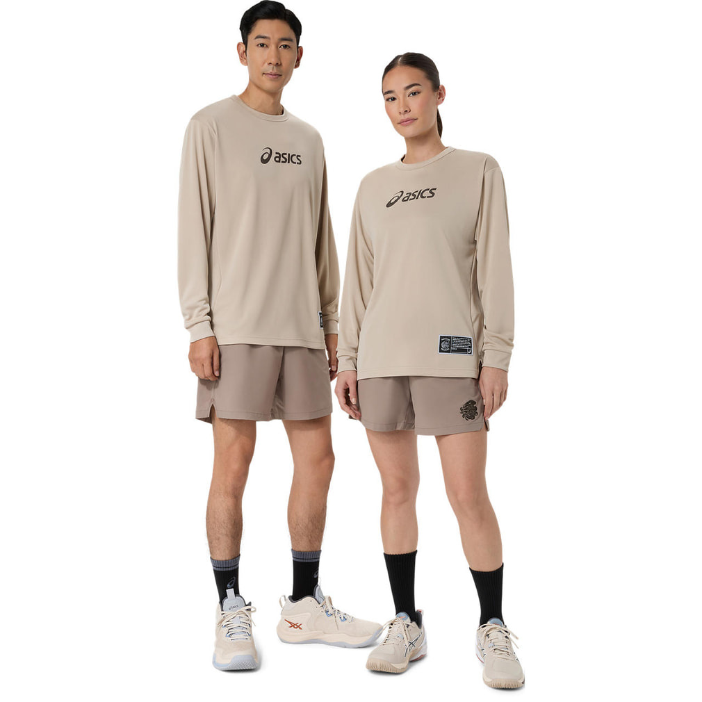 LLサイズ　長袖 アシックス メンズ レディス バスケットボール 長袖Tシャツ MIDTOWN