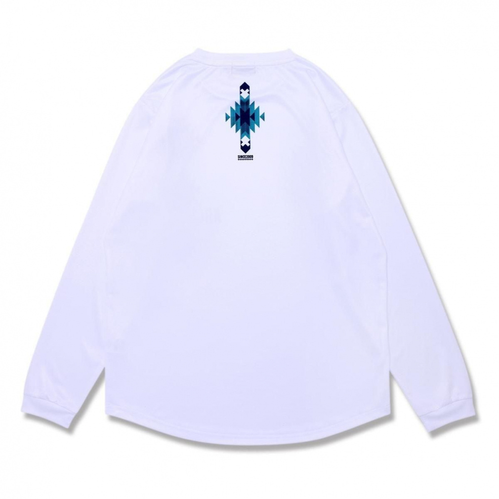 アーチ メンズ レディス バスケットボール 長袖Tシャツ native pattern