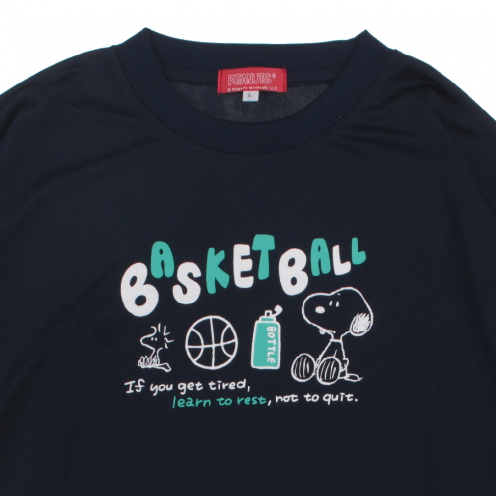 オンザコート メンズ レディス バスケットボール 長袖Tシャツ PEANUTS