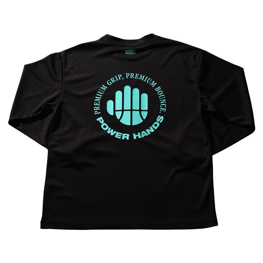 タチカラ メンズ レディス バスケットボールウェア 長袖Tシャツ POWER
