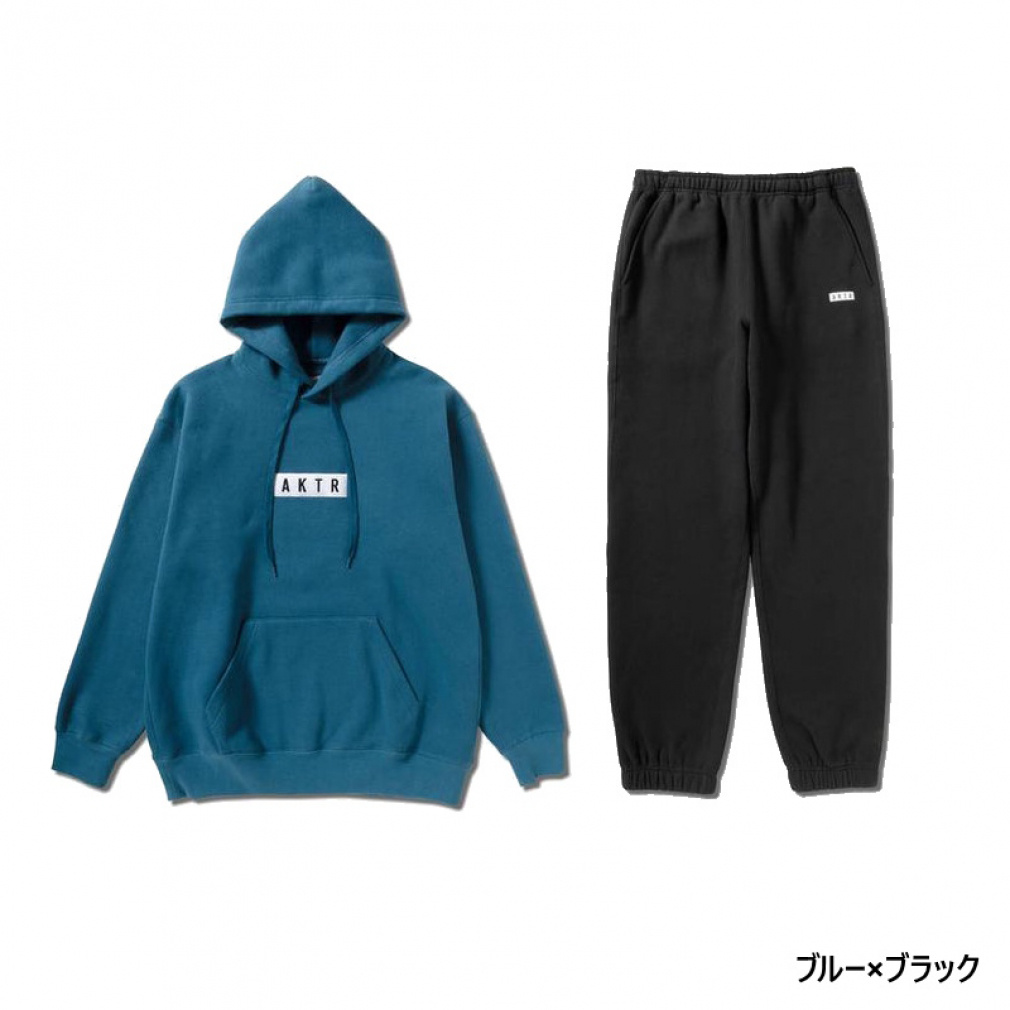 アクター メンズ レディス 上下セット LOGO SWEAT プルオーバー
