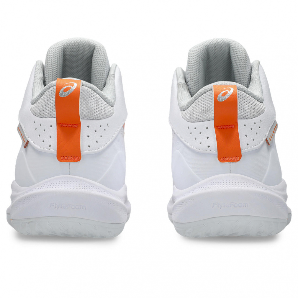 ASICS GELHOOP V17 スタンダード ホワイト/オレンジ ゲルフープ V17 STANDARD｜Alpen Online