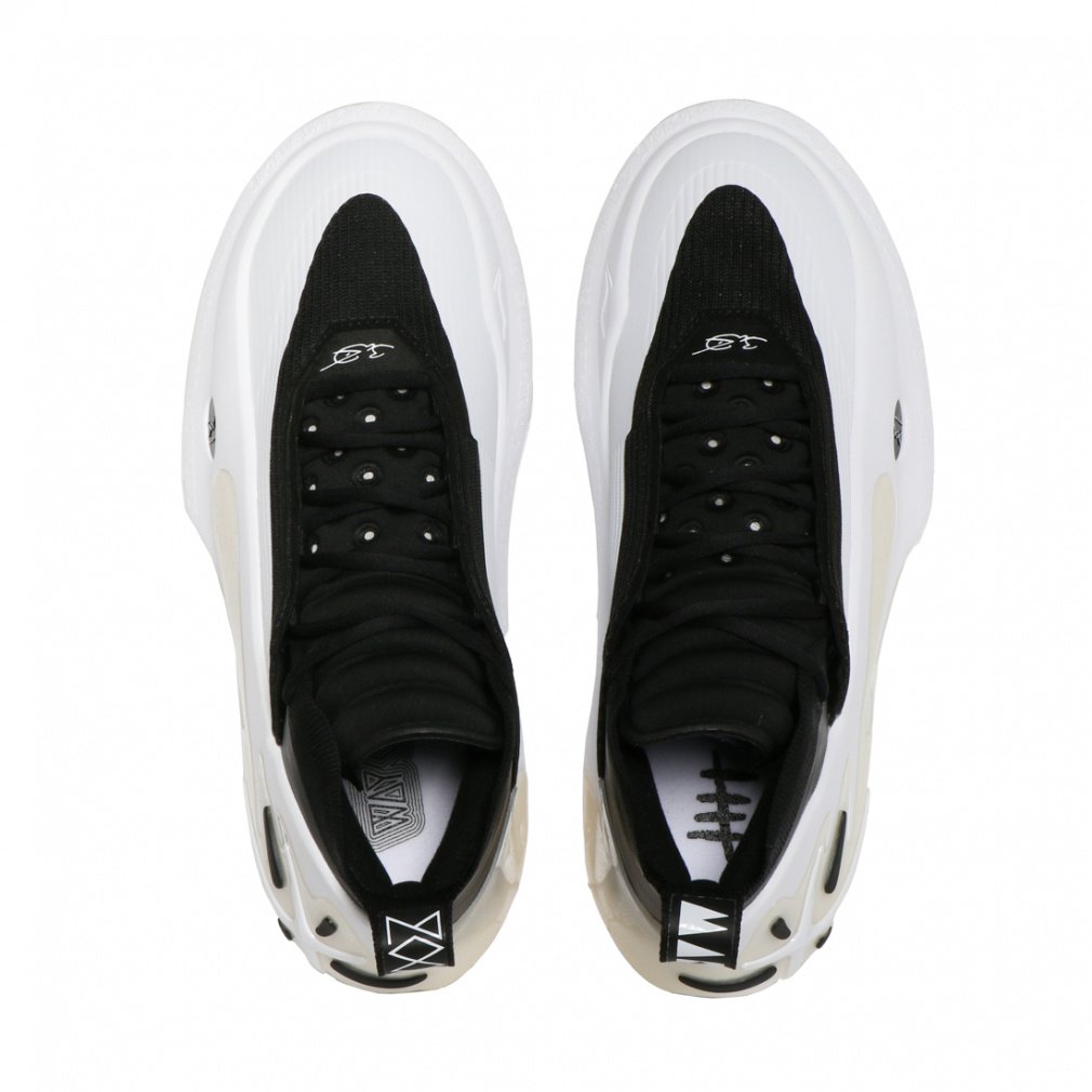 Li-Ning バスケットボールシューズ ホワイト/ブラック リーニン Way of Wade 11 White Hot ABAU049-4 メンズ レディス