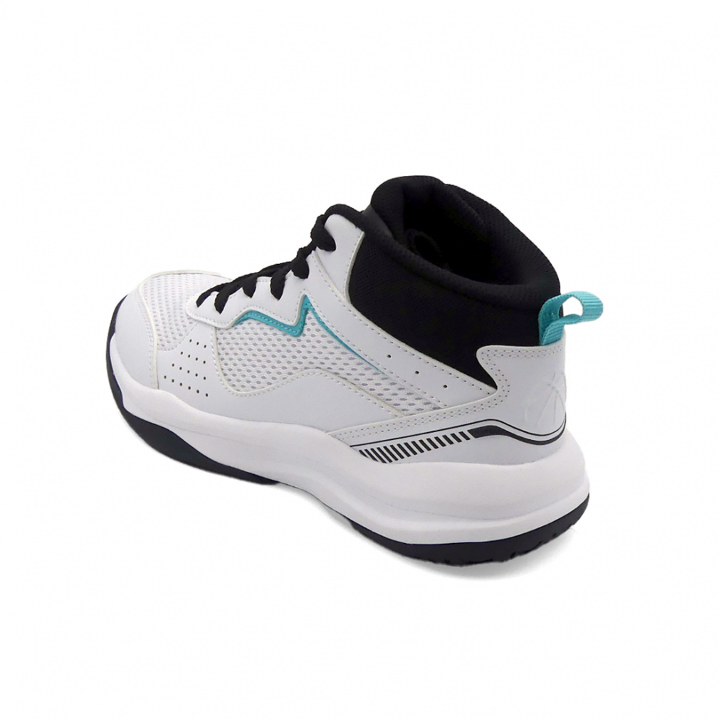 ティゴラ 足にやさしい ジュニアバスケットシューズ 24 TR-8KS4004WH