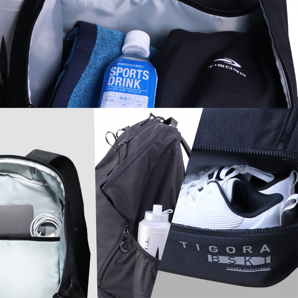 ティゴラ BASKETBALL BACK PACK バスケットボール収納可能 TR