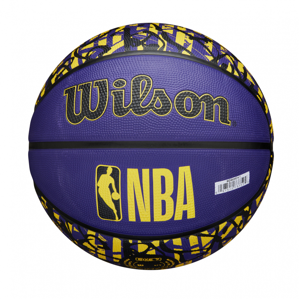 NBA TEAM TRIBUTE バスケットボール LA レイカーズ 7号球｜Alpen