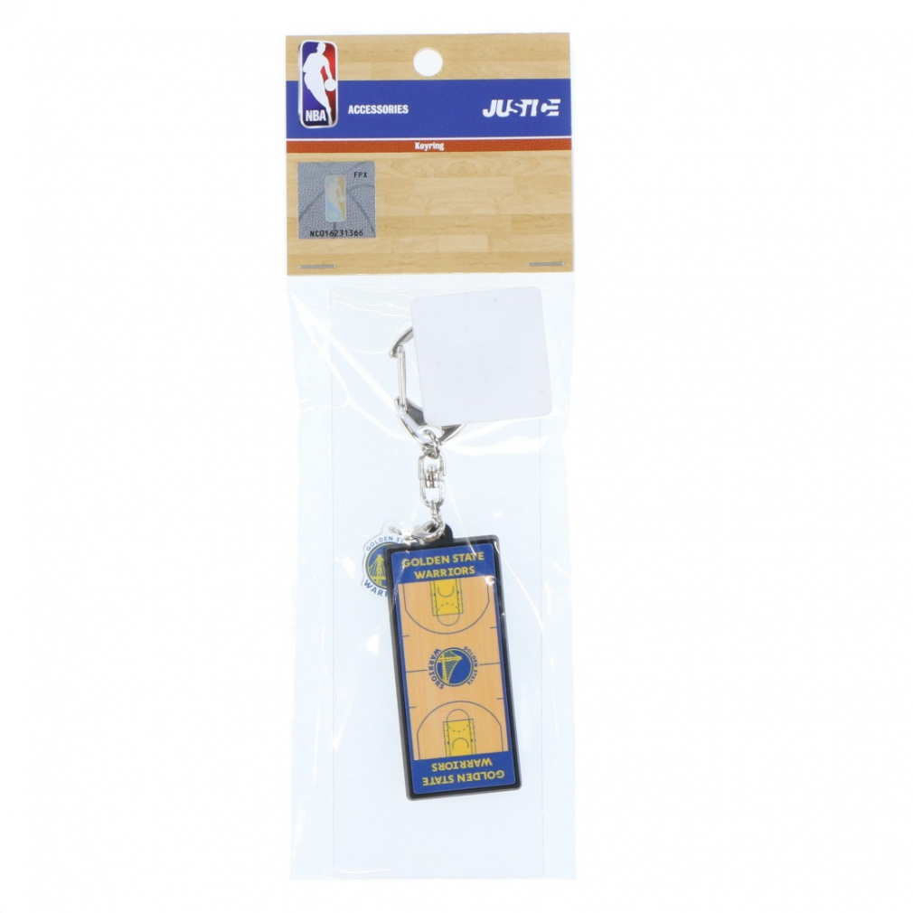 ウォリアーズ コート柄ラバーキーホルダー NBA35541 バスケットボール