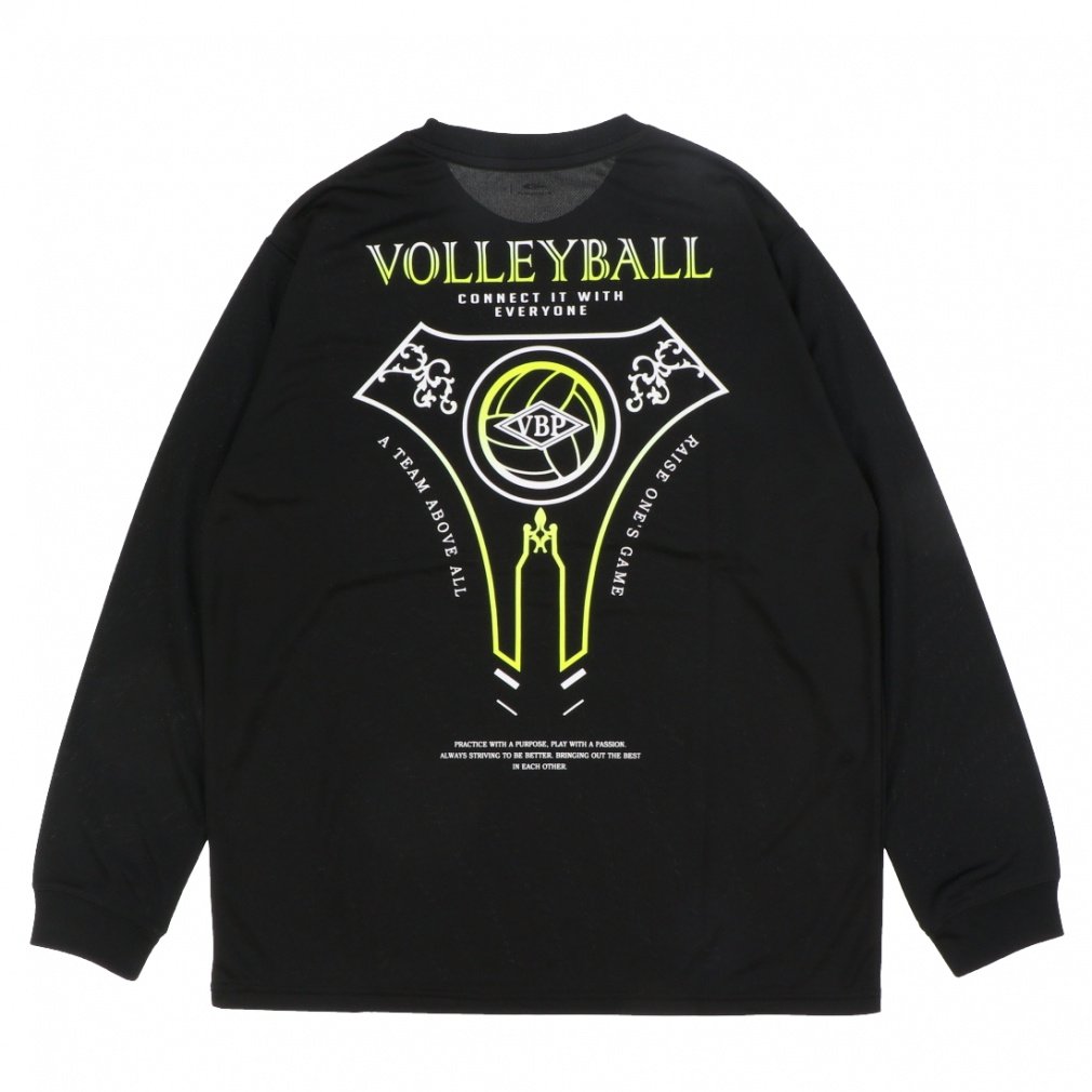 ティゴラ メンズ レディス バレーボール 長袖Tシャツ グラフィック長袖