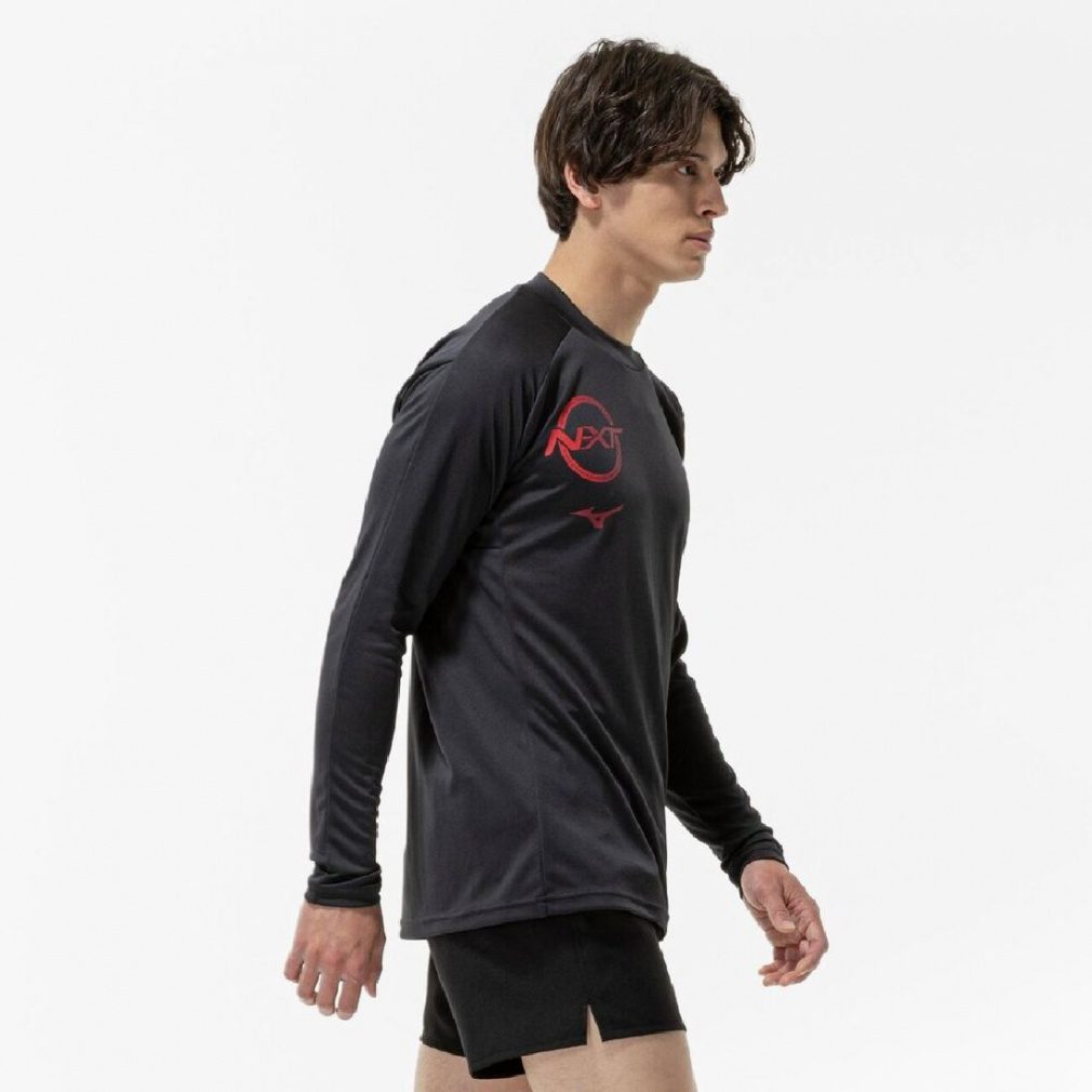 ミズノ メンズ レディス バレーボール 長袖プラクティスシャツ N-XT