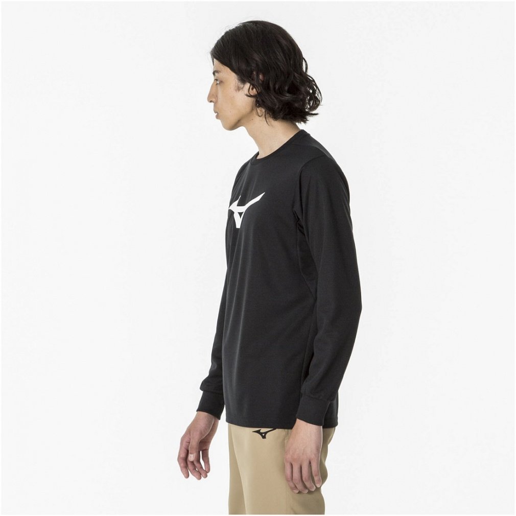 ミズノ メンズ レディス バレーボール BIGランバードマーク 長袖T