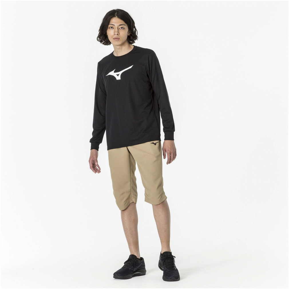 ミズノ メンズ レディス バレーボール BIGランバードマーク 長袖T