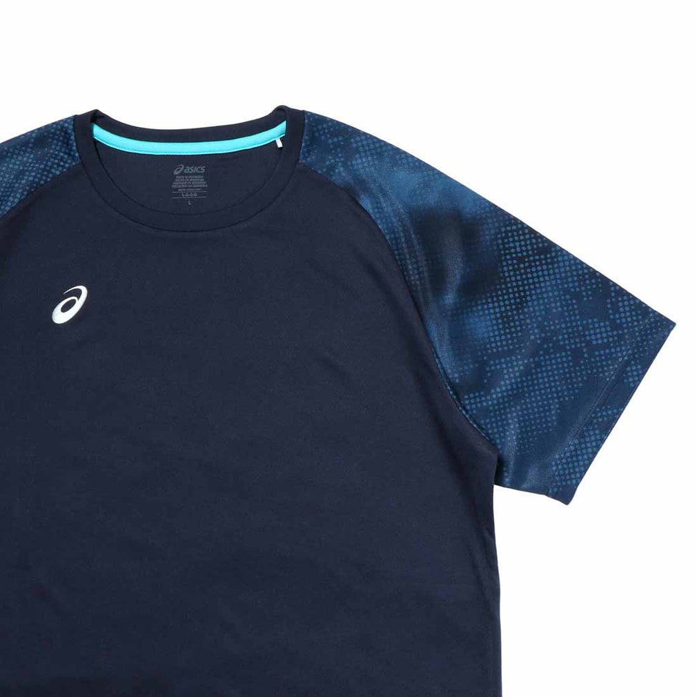 アシックス メンズ レディス バレーボール 半袖Tシャツ DRY SHORT