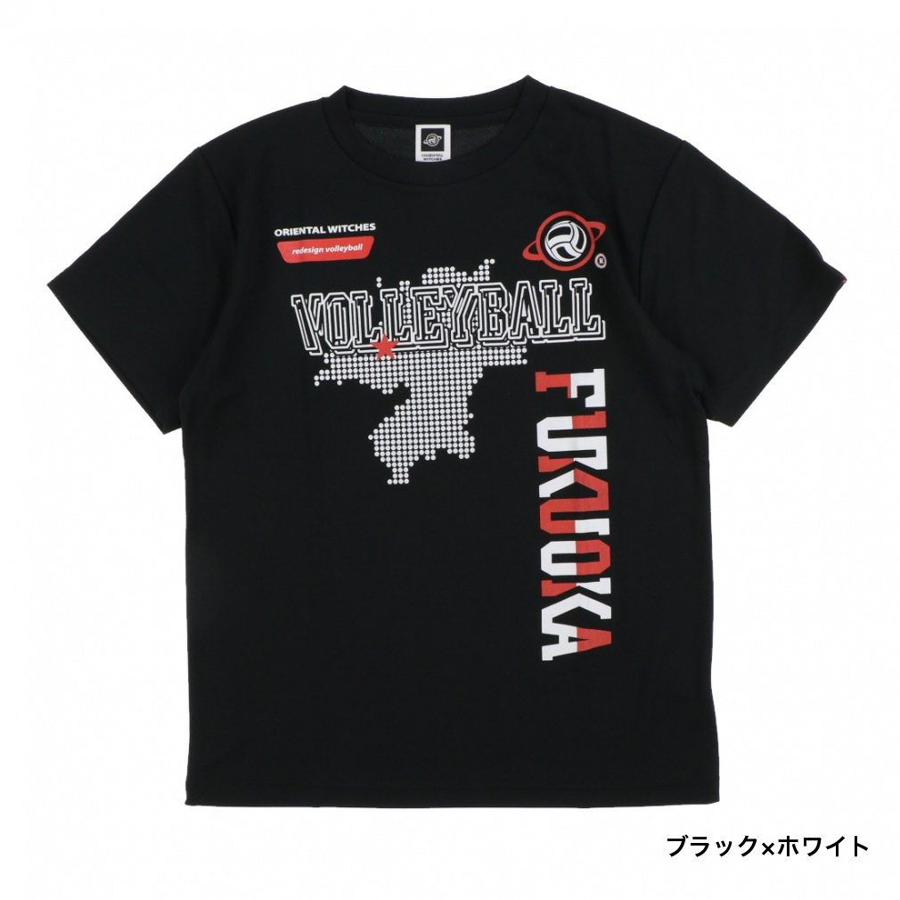オリエンタルウィッチーズ メンズ レディス バレーボール 半袖Tシャツ