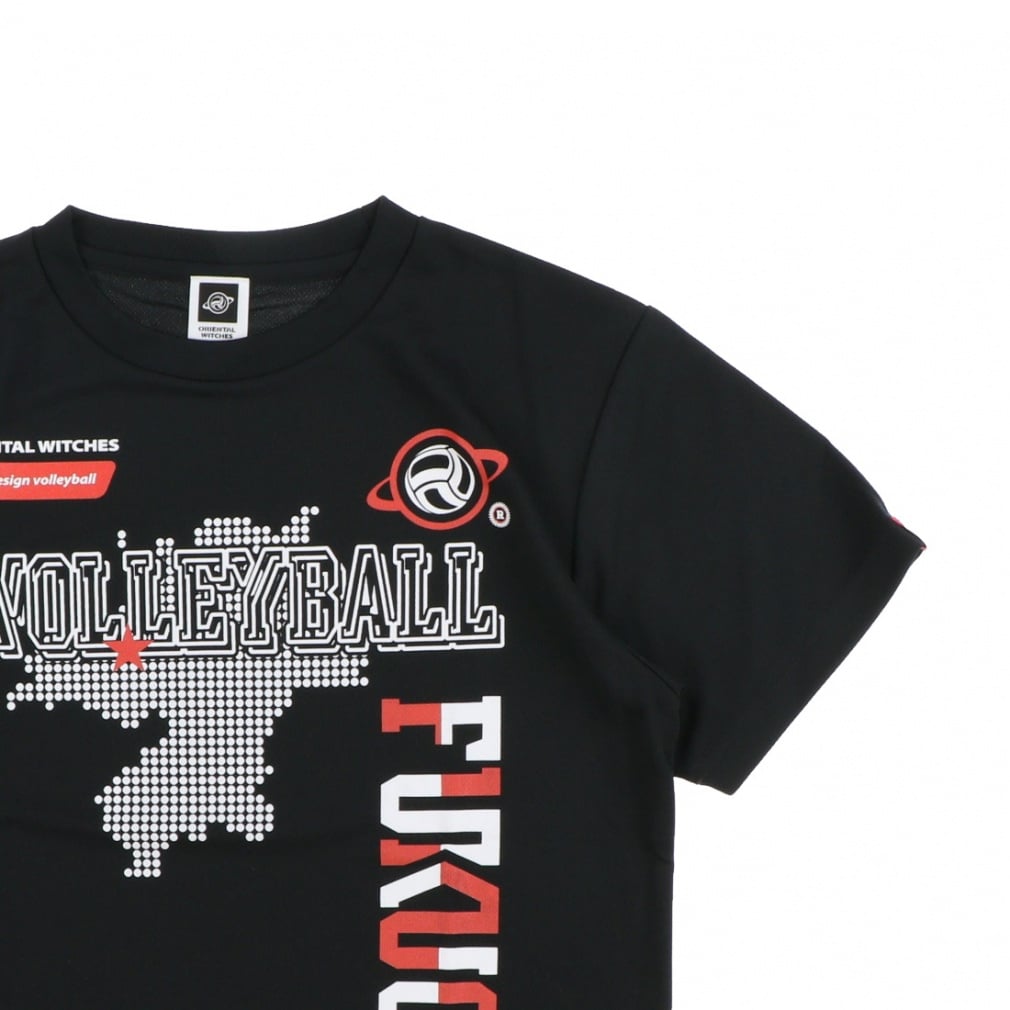 オリエンタルウィッチーズ メンズ レディス バレーボール 半袖Tシャツ