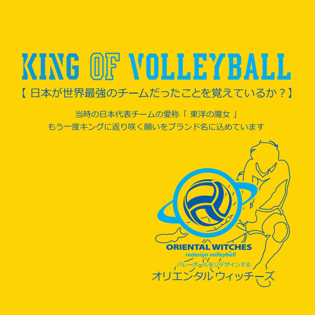 オリエンタルウィッチーズ メンズ レディス バレーボール 半袖Tシャツ