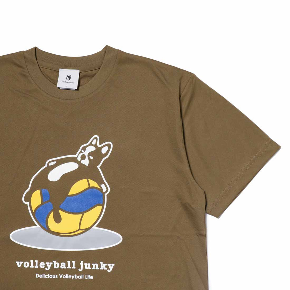 バレーボールジャンキー メンズ レディス バレーボール 半袖Tシャツ