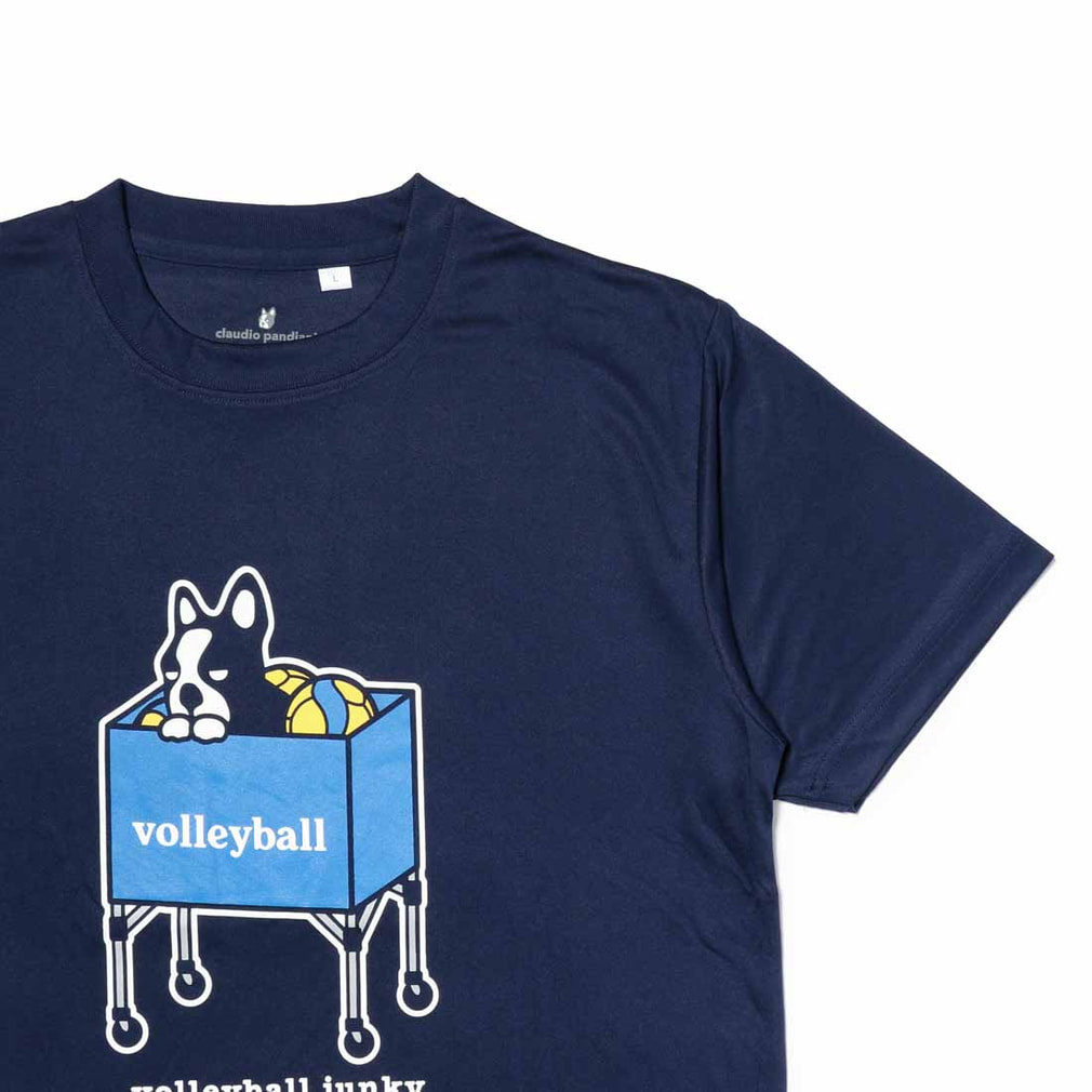 バレーボールジャンキー メンズ レディス バレーボール 半袖Tシャツ