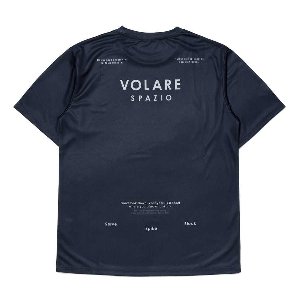 スパッツィオ メンズ レディス バレーボール 半袖Tシャツ Volare