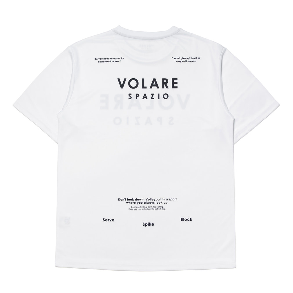 スパッツィオ メンズ レディス バレーボール 半袖Tシャツ Volare