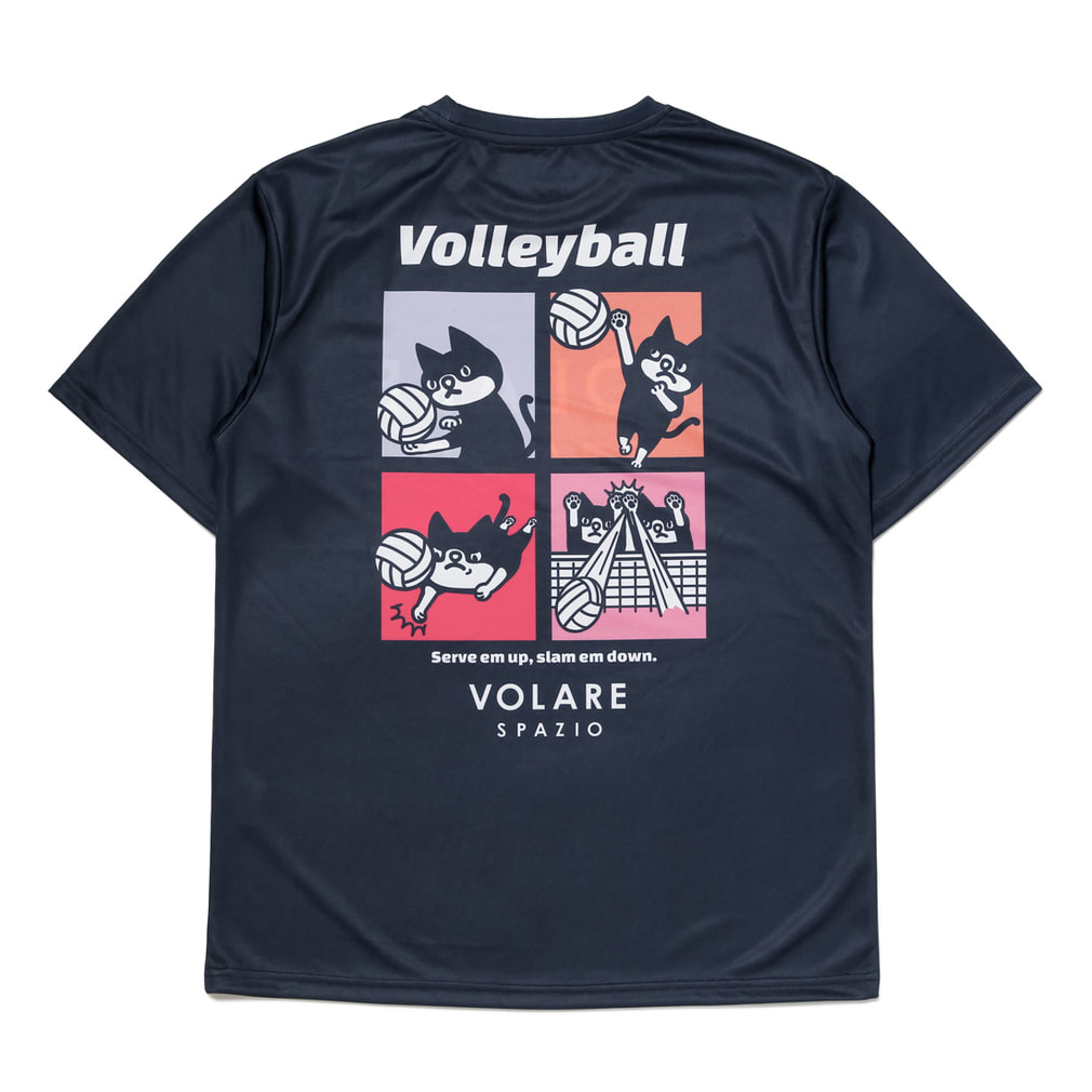 スパッツィオ メンズ レディス バレーボール 半袖Tシャツ Pippoバレー