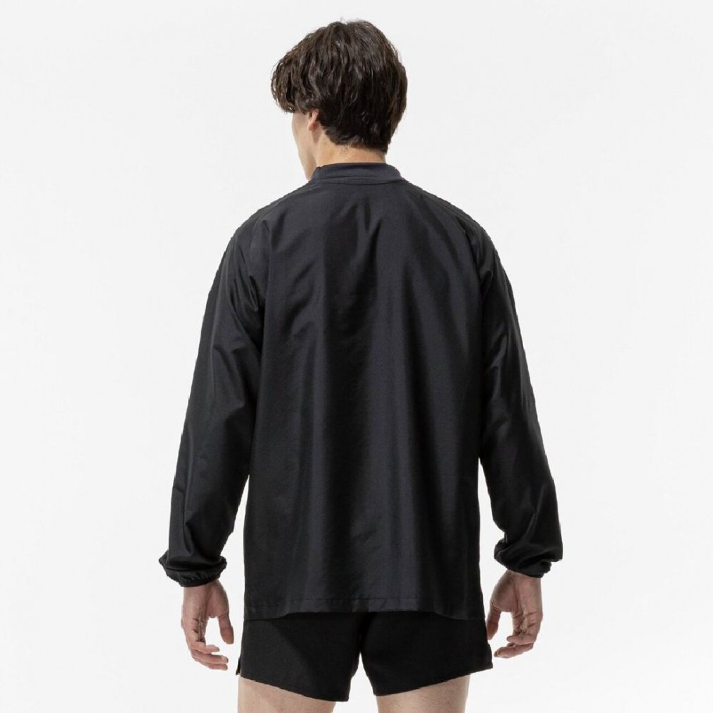 IBM ナイロンプルオーバー ピステ 企業物 黒 S ミズノ メンズ レディス バレーボール ピステ N-XT長袖ピステ V2MEC501