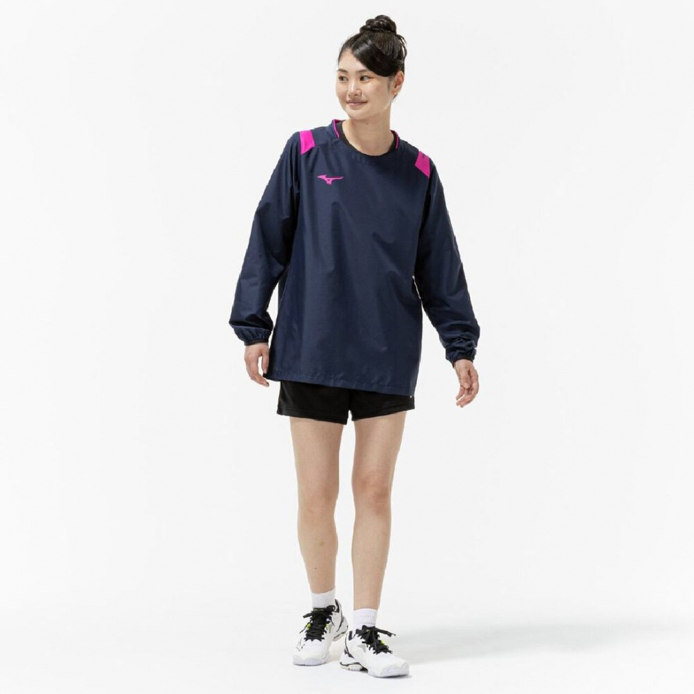 ミズノ メンズ レディス バレーボール ピステ BASIC長袖ピステ