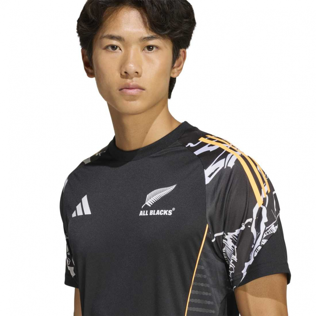 アディダス メンズ ラグビー ジャージ オールブラックス マーベル