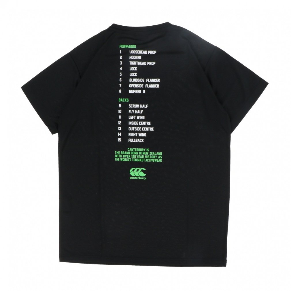 カンタベリー メンズ ラグビー 半袖シャツ REFEREE CALL TRAINING TEE