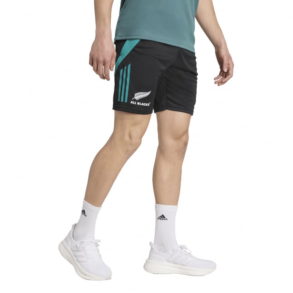 アディダス メンズ ラグビー ハーフパンツ M ALL BLACKS ジムショーツ