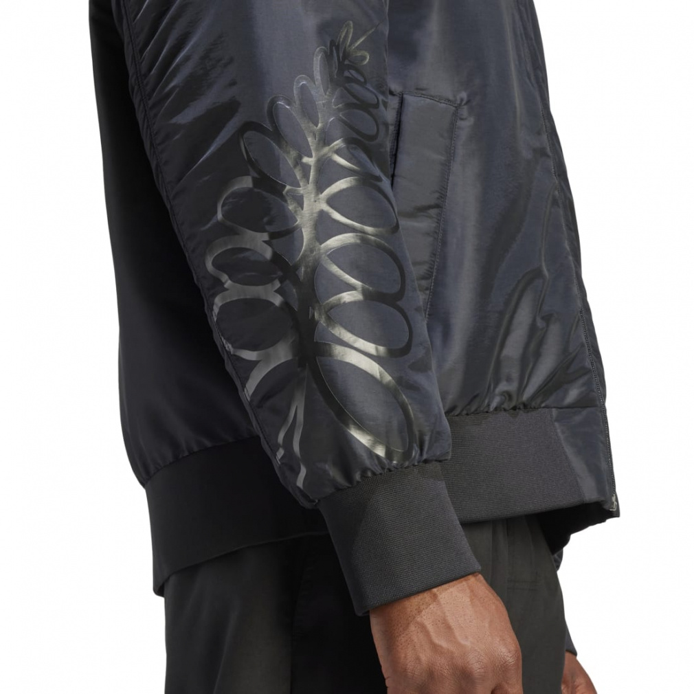 【稀少サイズ5XL】オールブラックスラグビー薄手中わた入りジャケット アディダス メンズ ラグビー ウォームアップシャツ ALLBLACKS オール